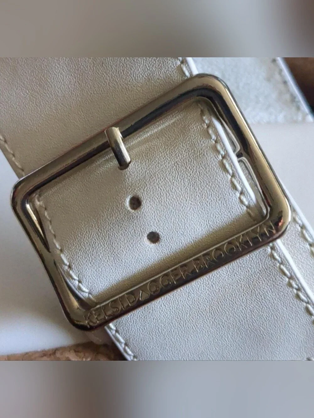 Kelsi Dagger Brooklyn White Leather 